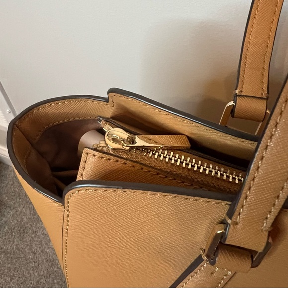 Laptop Tote and wallet - Tory Burch LARGE Robinson - Cardamon - Picture 5 of 15